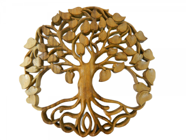 Wooden Tree Of Life Plaque -  Celtic
